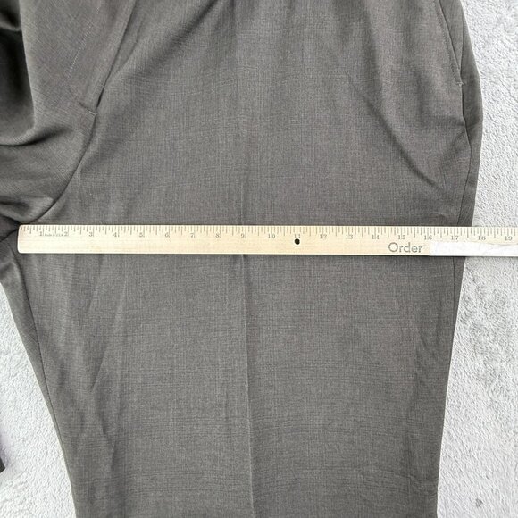 Doc & Amelia Pants Womens 28W Brown Classic Fit Straight Leg Dress Slacks NWT - Picture 12 of 15